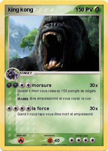 Pokemon king kong