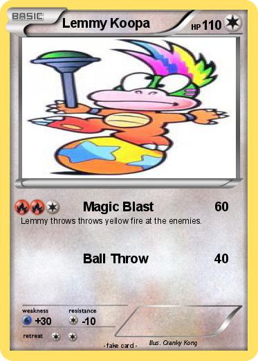 Pokemon Lemmy Koopa
