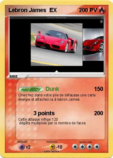 Pokemon Lebron James  EX