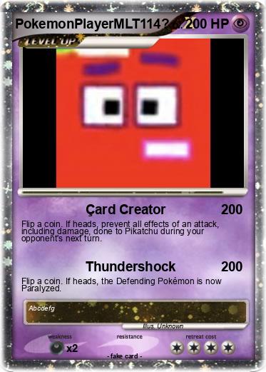 Pokemon PokemonPlayerMLT114?