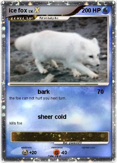 Pokemon ice fox