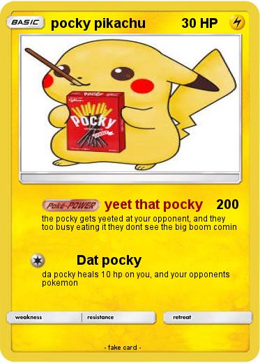 Pokemon pocky pikachu