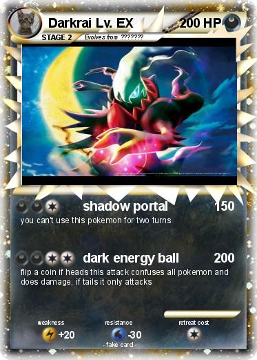 Pokemon Darkrai Lv. EX