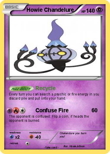 Pokemon Howie Chandelure