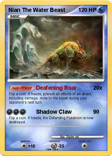 Pokemon Nian The Water Beast