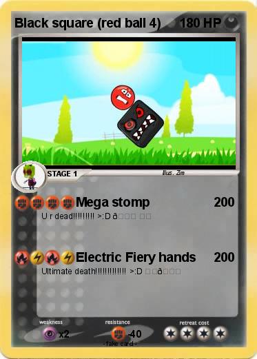 Pokemon Black square (red ball 4)