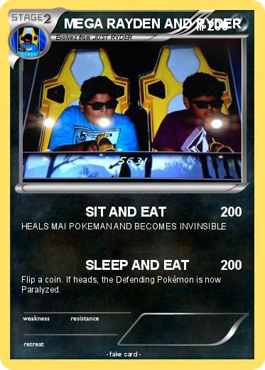 Pokemon MEGA RAYDEN AND RYDER