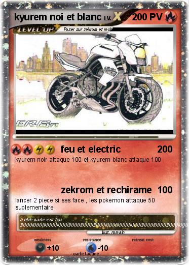 Pokemon kyurem noi et blanc