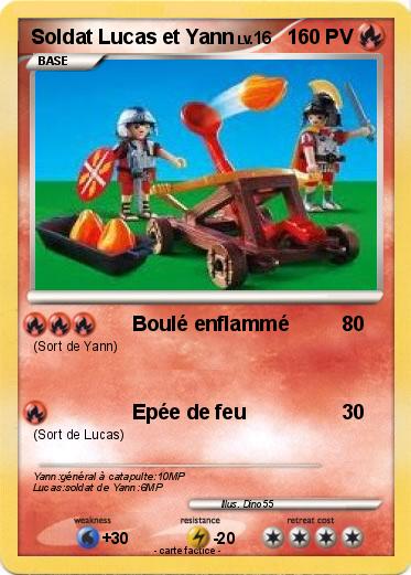 Pokemon Soldat Lucas et Yann