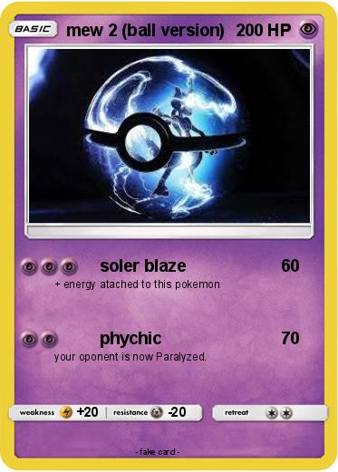 Pokemon mew 2 (ball version)