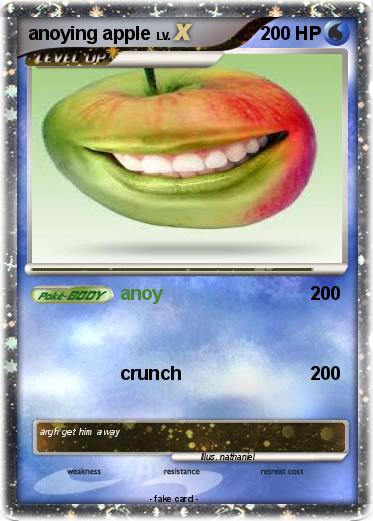 Pokemon anoying apple