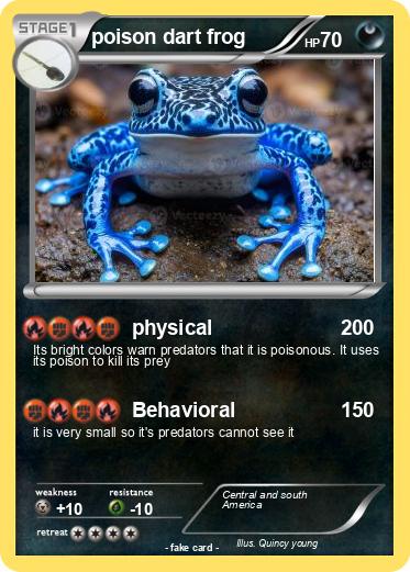 Pokemon poison dart frog