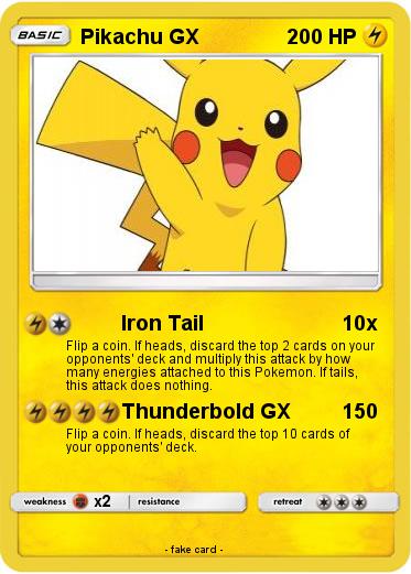 Pokemon Pikachu GX