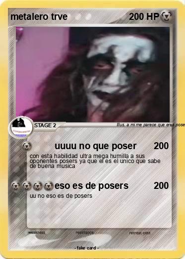 Pokemon metalero trve
