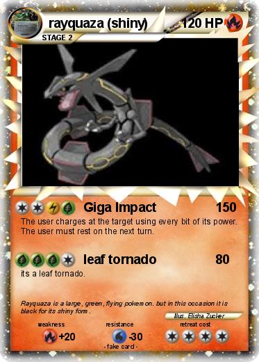 Pokemon rayquaza (shiny)