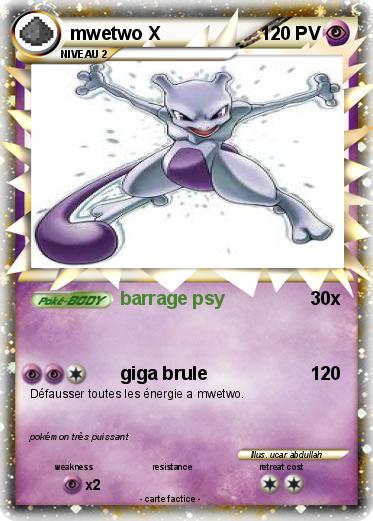 Pokemon mwetwo X