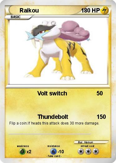 Pokemon Raikou