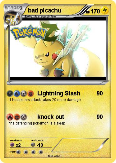 Pokemon bad picachu