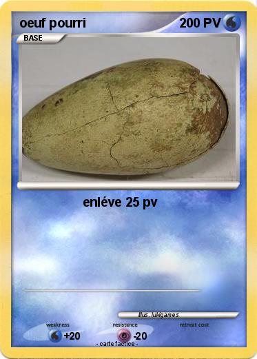 Pokemon oeuf pourri
