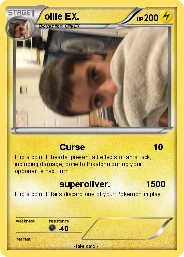 Pokemon ollie EX.