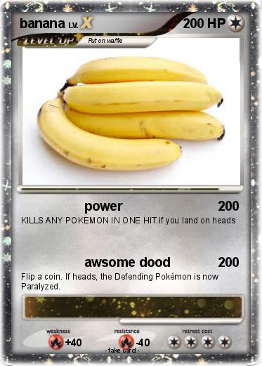 Pokemon banana