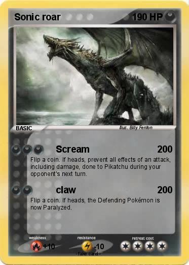 Pokemon Sonic roar