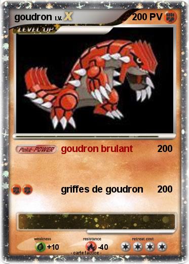 Pokemon goudron