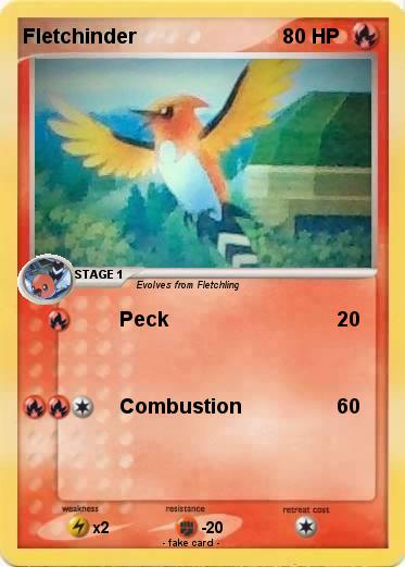 Pokemon Fletchinder