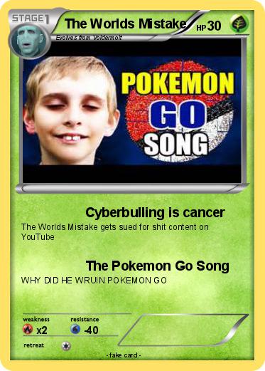 Pokemon The Worlds Mistake