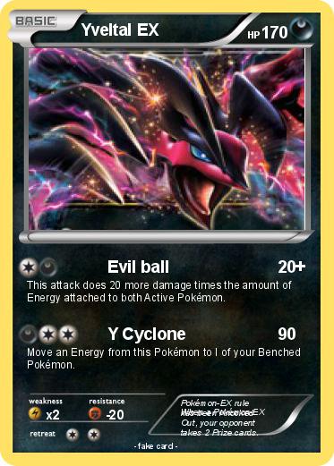 Pokemon Yveltal EX