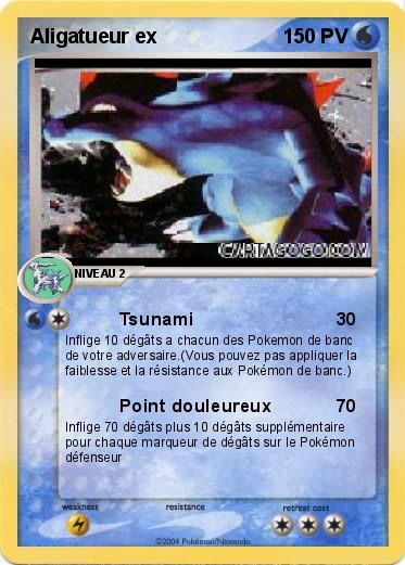 Pokemon Aligatueur ex