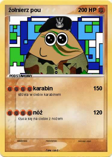 Pokemon żołnierz pou