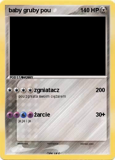 Pokemon baby gruby pou