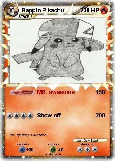 Pokemon Rappin Pikachu
