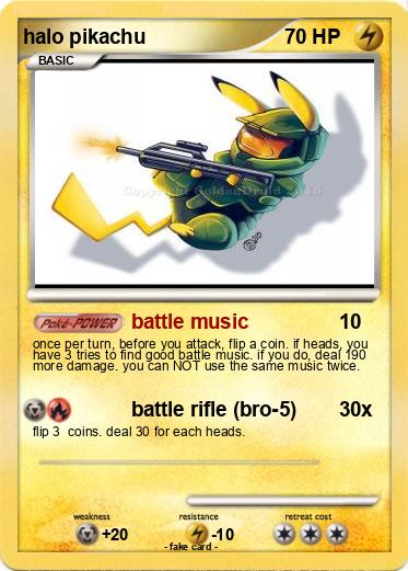 Pokemon halo pikachu