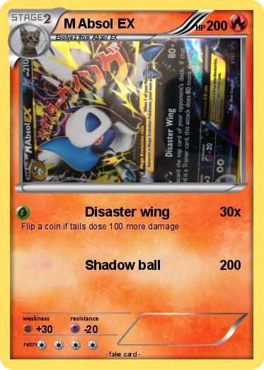 Pokemon M Absol EX