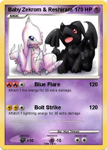 Pokemon Baby Zekrom & Reshiram