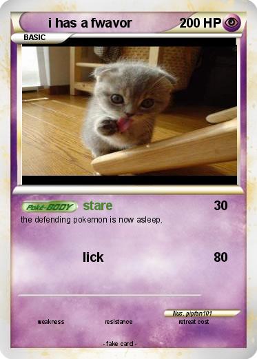 Pokemon i has a fwavor
