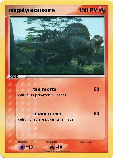 Pokemon megatyrexausore