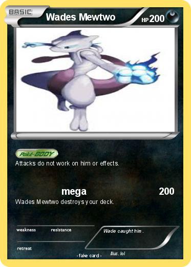 Pokemon Wades Mewtwo