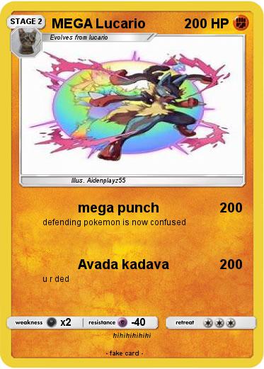 Pokemon MEGA Lucario