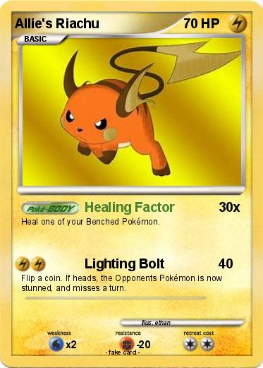 Pokemon Allie's Riachu