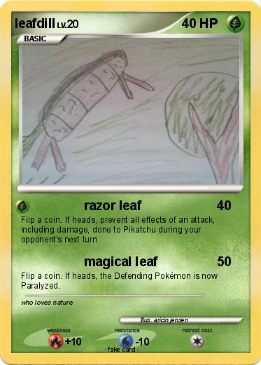 Pokemon leafdill