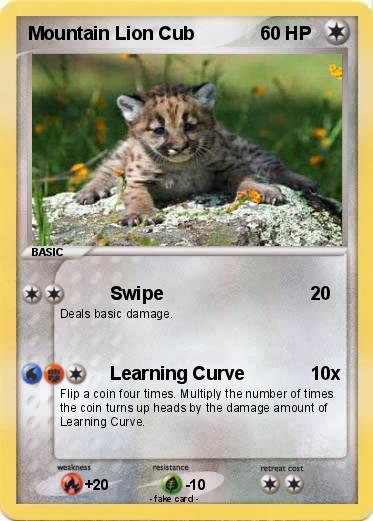 Pokemon Mountain Lion Cub