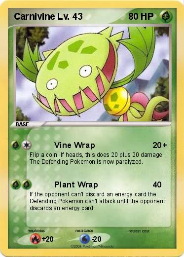 Pokemon Carnivine Lv. 43