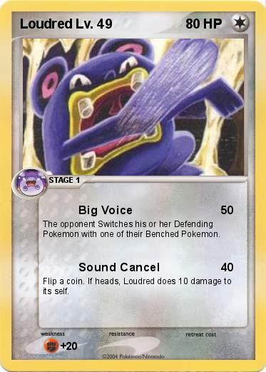 Pokemon Loudred Lv. 49