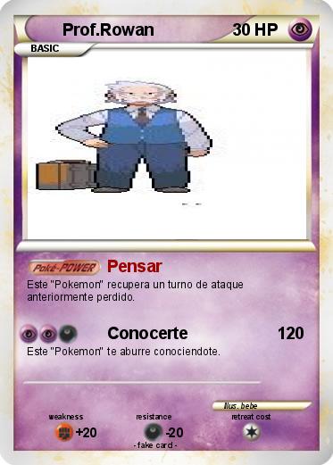 Pokemon Prof.Rowan