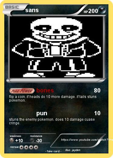Pokemon sans