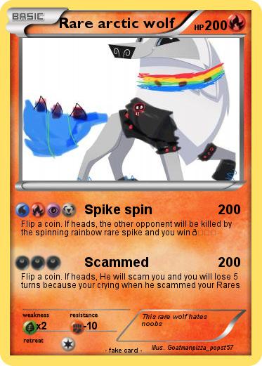 Pokemon Rare arctic wolf