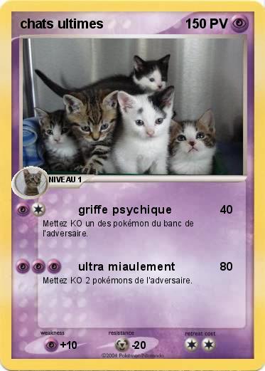 Pokemon chats ultimes